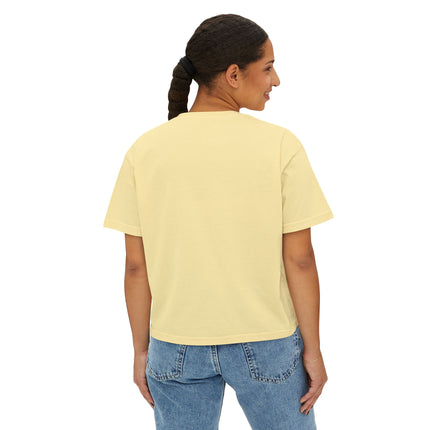 Haiti Chéri Mwen Renmenw Women’s Heritage Boxy Tee Cultural Love Note Design Caribbean Pride Collection, Travel T-Shirt