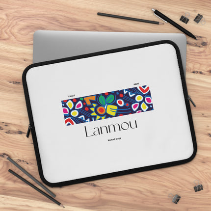 Lanmou Limited Edition Haitian Love Pattern Laptop Sleeve Creole Heritage Collection - CreoleSizzle
