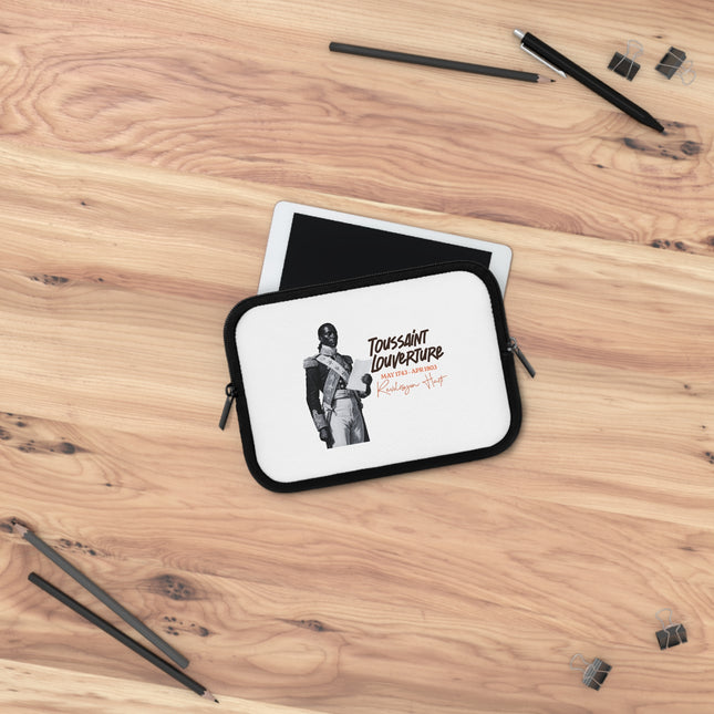 Toussaint Louverture Father of Strategy Haitian Revolution Icon Leadership Legacy Laptop Sleeve - CreoleSizzle