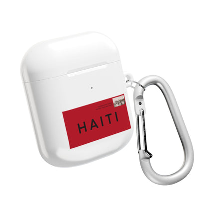 Haiti Postage Stamp Modern Diaspora Tribute AirPods Case Cultural Connection Series