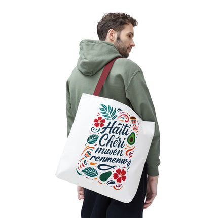 Haiti Chéri Mwen Renmenw Limited Edition Heritage Tote Love Letter to Haiti - CreoleSizzle