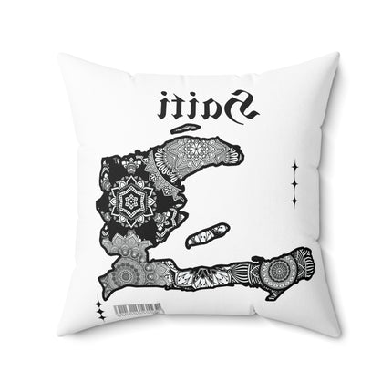 Haiti Mandala Pillow Double-Sided Elegance for Your Home - CreoleSizzle
