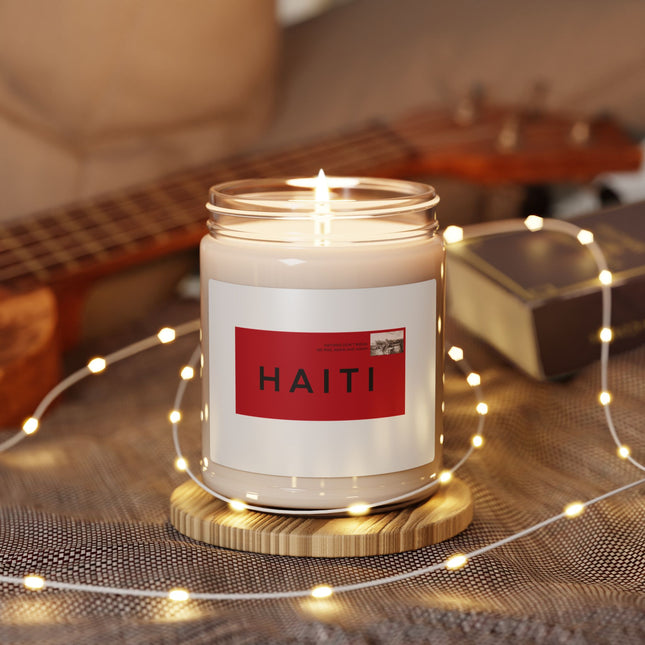 Haiti Postage Stamp Limited Edition Heritage Soy Candle Diaspora Pride
