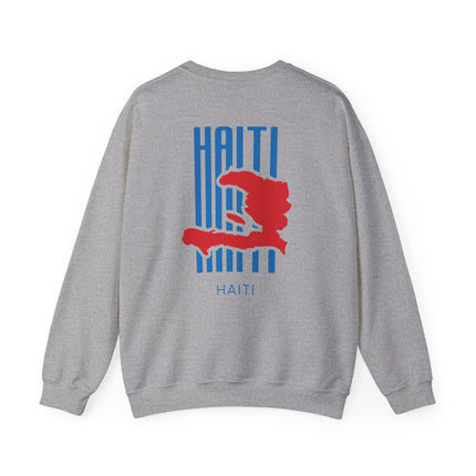 Haiti Heritage Crewneck Bold Identity Sweatshirt Haitian Pride Series | Unisex Premium, Cozy Sweatshirt for Haiti Fans