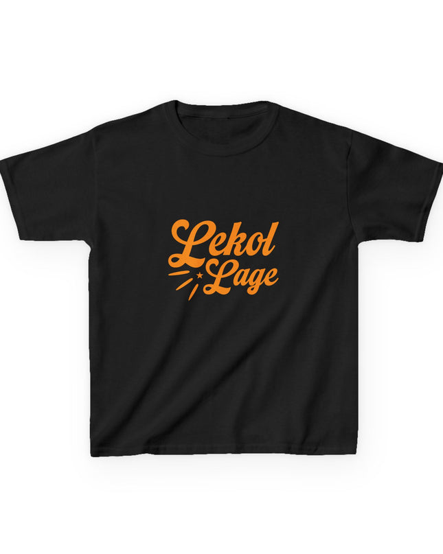 Kids Haitian Heritage Tee Lekol Lage Graphic ShirtKids Heavy Cotton™ Tee - CreoleSizzle