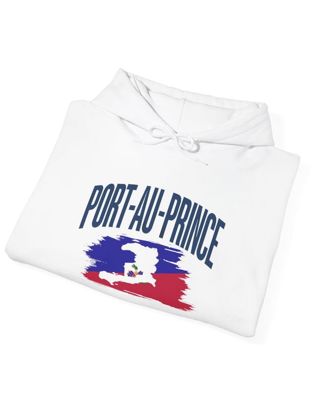Port-Au-Prince Hoodie – Haitian Capital Tribute Unisex Sweatshirt – Cultural Pride - CreoleSizzle