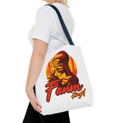 Fanm Kreyòl Limited Edition Heritage Tote Creole Woman Empowerment Design - CreoleSizzle