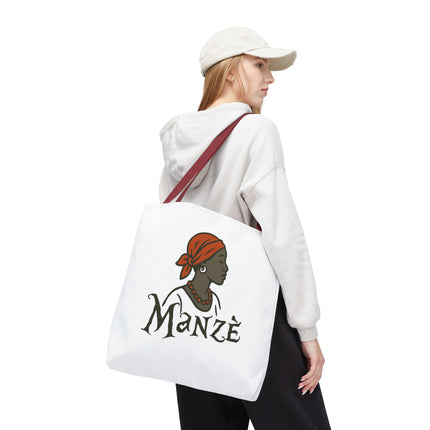 Manzè Limited Edition Heritage Tote Empowering Haitian Women Design - CreoleSizzle