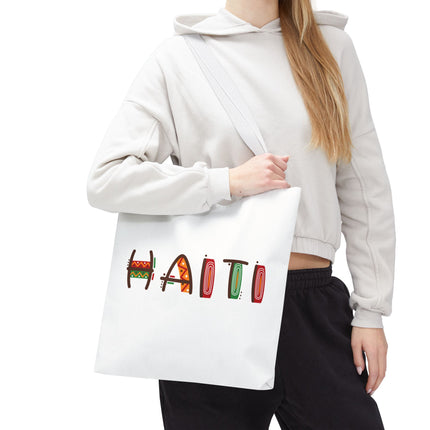 Haiti Art Limited Edition Heritage Tote Bag African Roots Design - CreoleSizzle