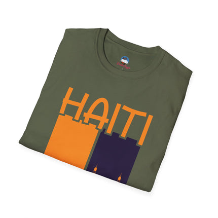 Faith & Fire Negre Marron Cathedral Legacy T-Shirt Haitian Spirit Series Unisex Premium Crewneck Haiti Graphic Tee