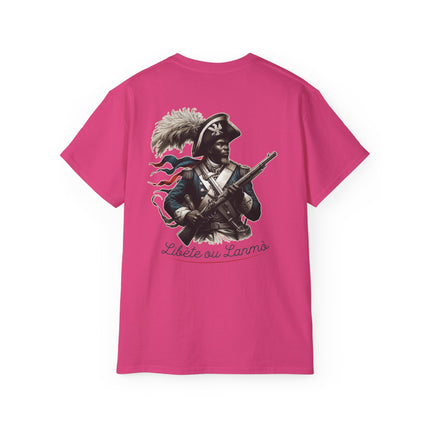 Liberty or Death Revolutionary Spirit Tee Haitian Independence Apparel Unisex Premium Cotton T-Shirt
