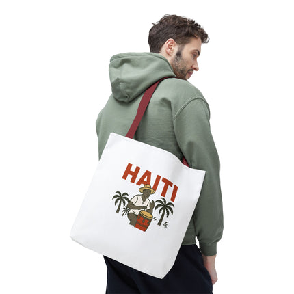 Haiti’s Heartbeat Limited Edition Heritage Tote Agricultural Roots Design - CreoleSizzle