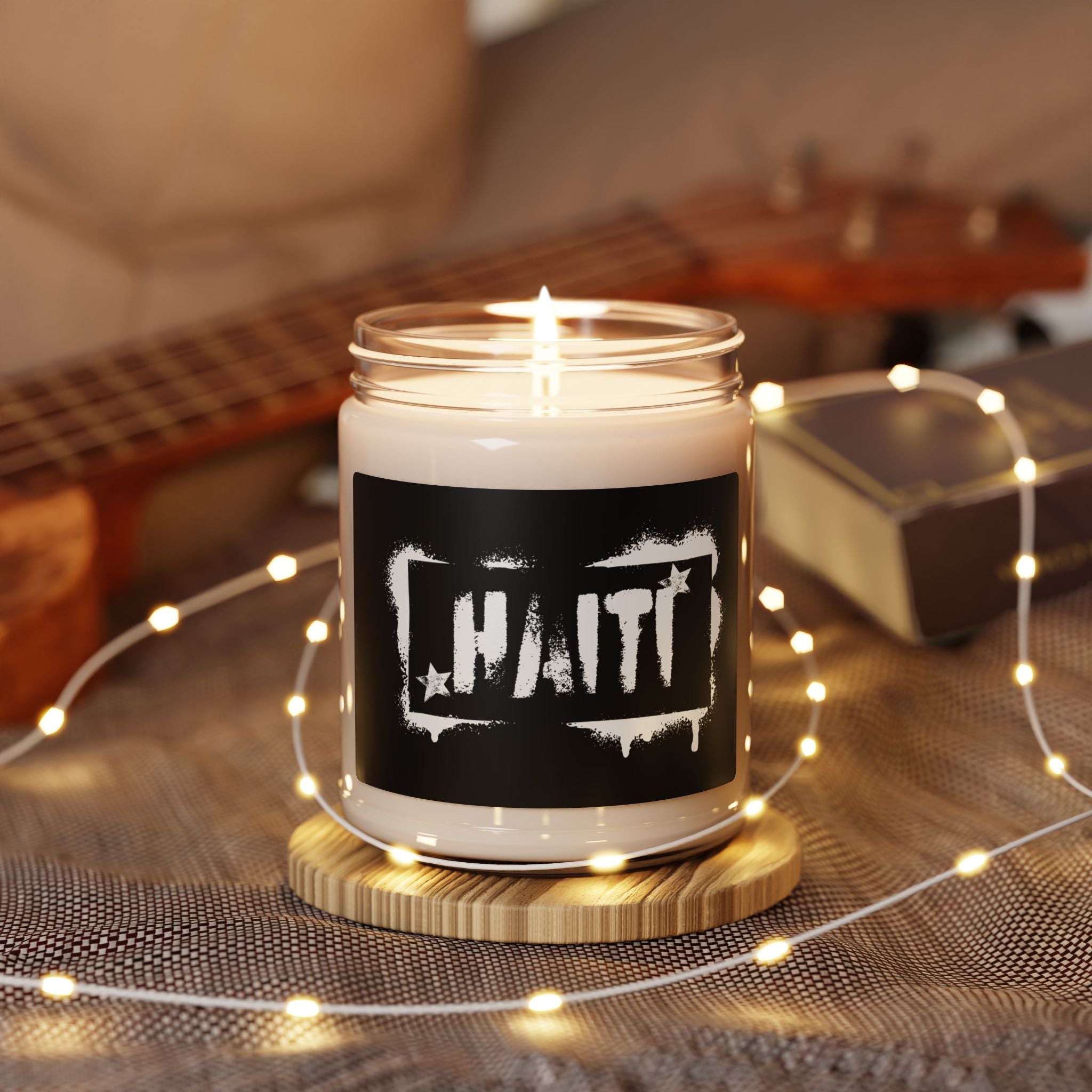 Haiti Scented Candle – 9oz Natural Soy Wax, Aromatic Home Decor, Cotton Wick, Haitian Inspired Gift