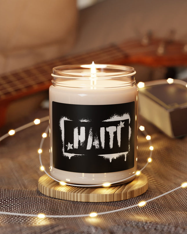 Haiti Scented Candle – 9oz Natural Soy Wax, Aromatic Home Decor, Cotton Wick, Haitian Inspired Gift - CreoleSizzle