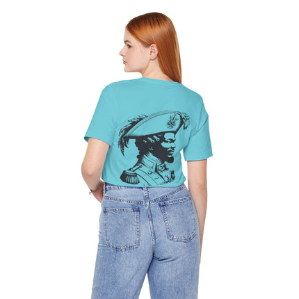 The Commander’s Gaze Regal Tribute T-Shirt Haitian Freedom Series Unisex Jersey Tee, Black History Month
