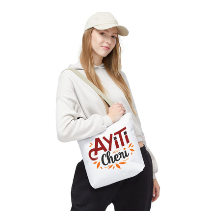 Ayiti Chéri Limited Edition Heritage Tote Bag Sweet Haiti Design - CreoleSizzle