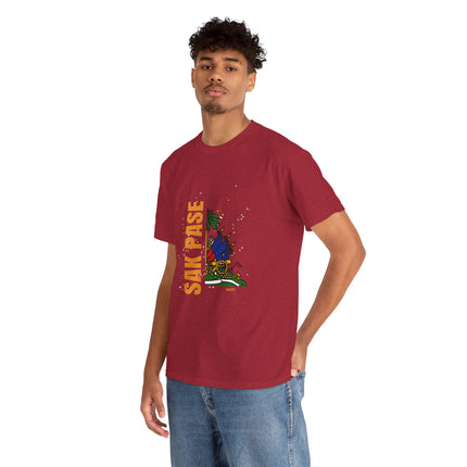 Sak Pase Haiti T-Shirt – Haitian Pride Design with Flag Emblem | Bold Cultural Statement Unisex Heavy Cotton Tee - CreoleSizzle
