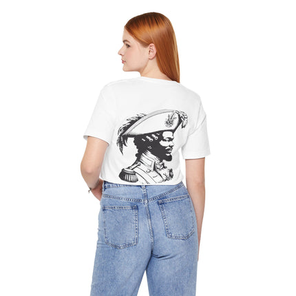 The Commander’s Gaze Regal Tribute T-Shirt Haitian Freedom Series Unisex Jersey Tee, Black History Month