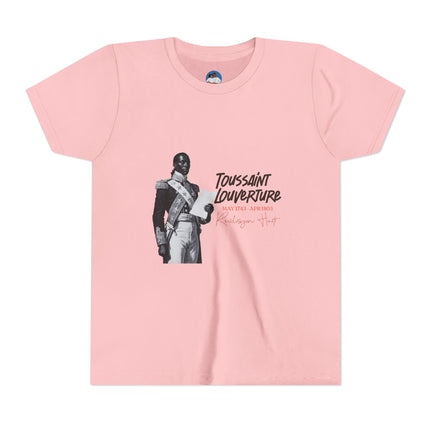 Toussaint Louverture Youth T-Shirt Haitian History Kids Tee Black History Month Cultural Apparel Youth Short Sleeve Tee