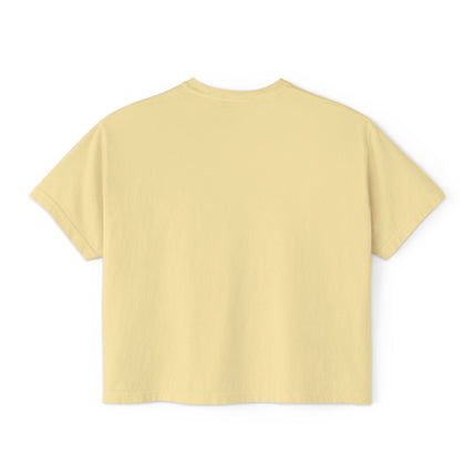 Haiti Chéri Mwen Renmenw Women’s Heritage Boxy Tee Cultural Love Note Design Caribbean Pride Collection, Travel T-Shirt
