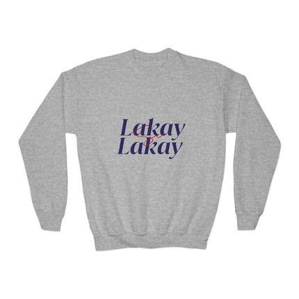 Lakay Lakay Youth Crewneck Sweatshirt Cozy Kids Pullover Haitian Roots Unisex School & Casual Wear
