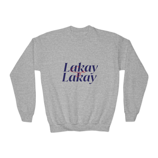 Lakay Lakay Youth Crewneck Sweatshirt Cozy Kids Pullover Haitian Roots Unisex School & Casual Wear