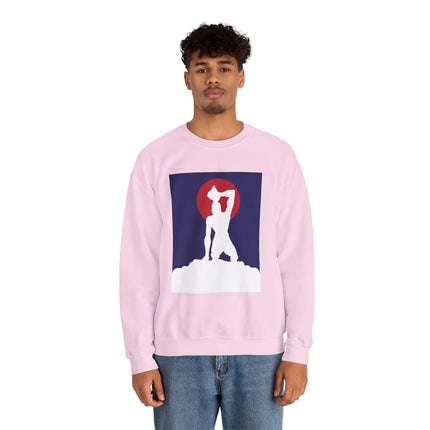 Neg Mawon Rising Haitian Freedom Silhouette Sweatshirt Ancestral Strength Series  Inspirational Unisex Crewneck Sweatshirt