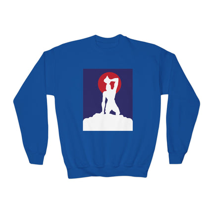 The Rising Sun Neg Mawon Youth Sweatshirt Haitian Resistance Series Youth Premium Crewneck