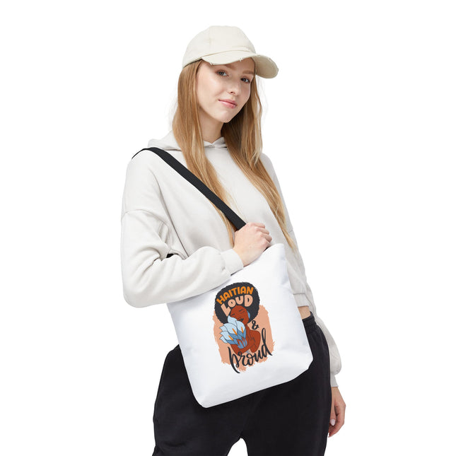Haitian Loud & Proud Premium Cultural Tote Bags Limited Artist Edition - CreoleSizzle