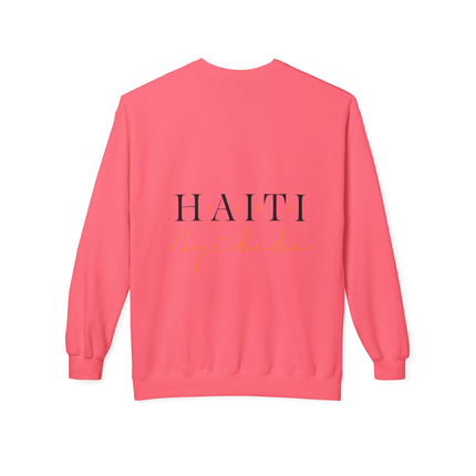 The 1804 Emblem Heritage & Freedom Crewneck Sweatshirt Haitian Pride Series Unisex Midweight Fleece