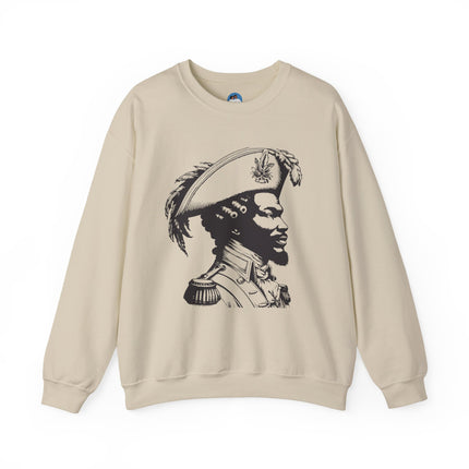 The Strategist’s Profile – Revolutionary Legacy Sweatshirt | Haitian Freedom Series | Unisex Premium Crewneck - CreoleSizzle