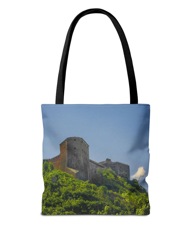 Haitian Citadelle Laferrière Tote Bag – Historical Haiti Travel Bag – Durable All-Over Print Shopping Bag - CreoleSizzle
