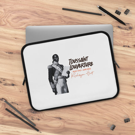 Toussaint Louverture Father of Strategy Haitian Revolution Icon Leadership Legacy Laptop Sleeve - CreoleSizzle