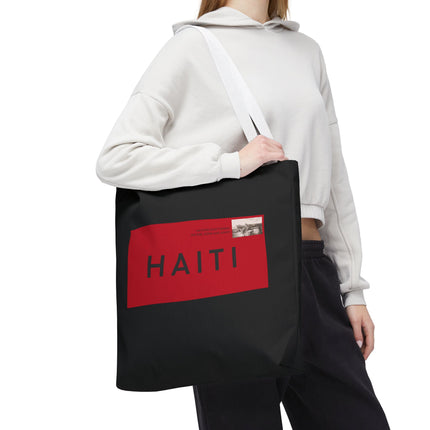 Haiti Postage Limited Edition Heritage Tote Bags Retro Seal Design - CreoleSizzle