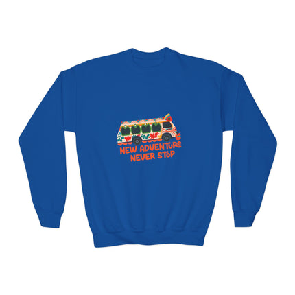 The Explorer’s Ride  Tap-Tap Adventure Sweatshirt Haitian Travel Series Youth Premium Crewneck