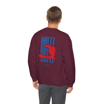 Haiti Heritage Crewneck Bold Identity Sweatshirt Haitian Pride Series | Unisex Premium, Cozy Sweatshirt for Haiti Fans
