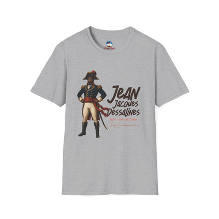 Jean-Jacques Dessalines Freedom Forged in Fire T-Shirt Haitian Independence Leader Unisex Softstyle T-Shirt