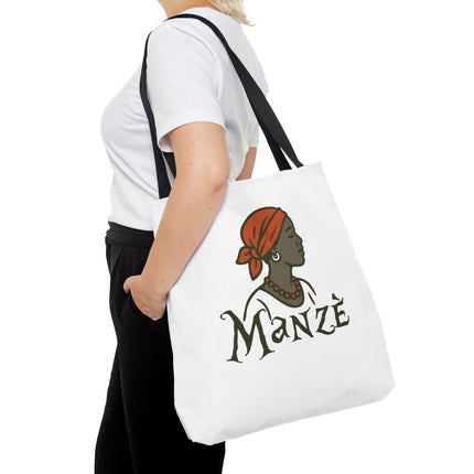 Manzè Limited Edition Heritage Tote Empowering Haitian Women Design - CreoleSizzle