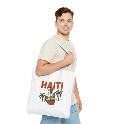 Haiti’s Heartbeat Limited Edition Heritage Tote Agricultural Roots Design - CreoleSizzle