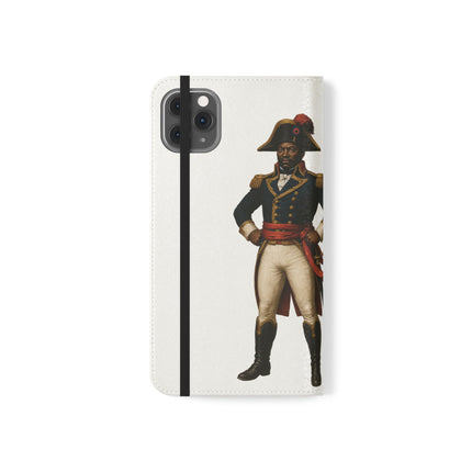 Legacy of Dessalines Limited Heritage Collector’s Tee Flip Case Stylish Phone Wallet Case Revolutionary Leadership Edition