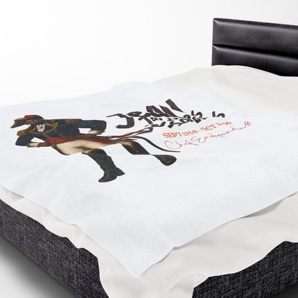 Jean Jacques Dessalines Revolutionary Leader Premium Plush Blanket Haitian Independence Icon - CreoleSizzle