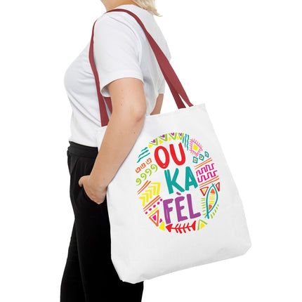 Ou Ka Fè’l Limited Edition Creole Motivation Tote Inspirational Haitian Design - CreoleSizzle