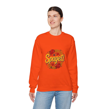 Cozy Spageti Sweatshirt Celebrate Haitian Culinary Heritage with Style and Premium Comfort - CreoleSizzle