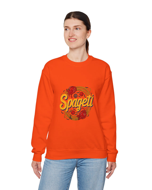 Cozy Spageti Sweatshirt Celebrate Haitian Culinary Heritage with Style and Premium Comfort - CreoleSizzle