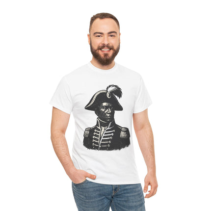 The Visionary’s Gaze Haitian Hero Tribute Tee Revolutionary Legacy Series Unisex Heavy Cotton T-Shirt