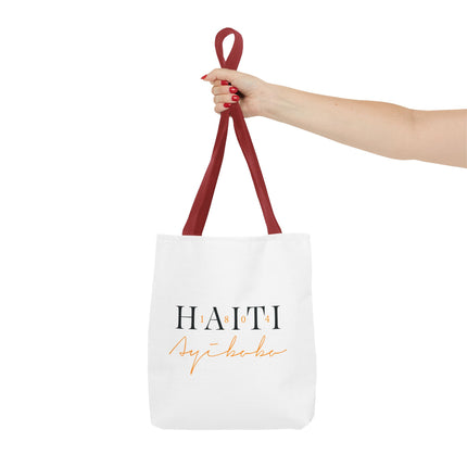 1804 Ayibobo Haiti Heritage Limited Tote Kreyòl Freedom Script Edition - CreoleSizzle