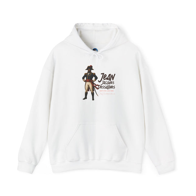 The Warrior’s March Jean-Jacques Dessalines Hoodie Haitian Freedom Series Unisex Heavy Blend