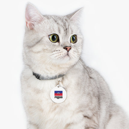 Proud Haiti Flag Remix Tee Pet Tag Limited Street Heritage Edition