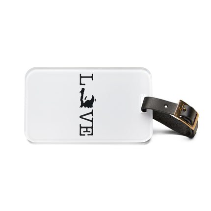 LOVE Haiti Limited Heritage Edition Luggage Tag Minimal Island Design