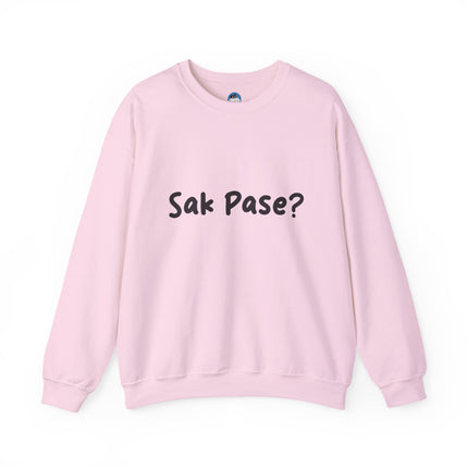 Sak Pasè? Crewneck Sweatshirt Haitian Greeting Series Unisex Streetwear Essential Crewneck Sweatshirt